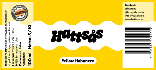 Hattsås Yellow Habanero